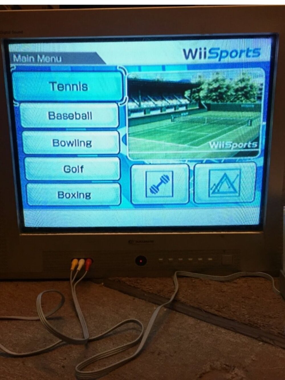 Nintendo Wii Console + 5 Games Sports Disney's Chicken Little MX vs ATV Redneck